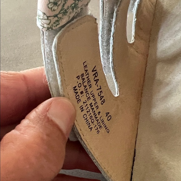 Alegria Floral Slide Sandals - Green and light pink - Picture 6 of 7